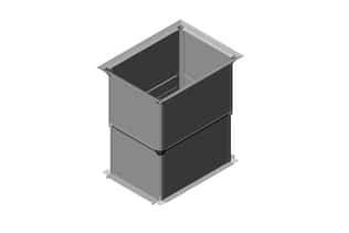 Vertical Exhaust Duct For ZetaFrame Cabinet