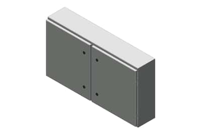 RMR Standard Wall-Mount Enclosure, Type 4 with Solid Double Door