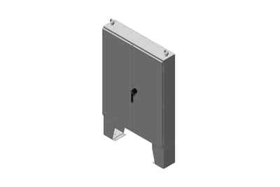 RMR Floor-Mount Enclosure, Type 12, with Floor Stand and Solid Double Door