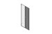 Puerta trasera doble de metal perforado para gabinete TeraFrame® serie N de 3.ª generación - Image 0