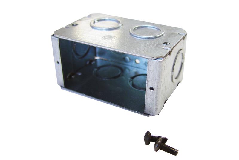 Seismic Frame® Two-Post Rack Duplex Electrical Outlet Box