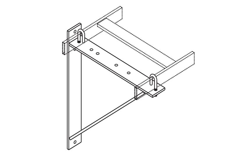 Triangular Support Bracket Aluminum