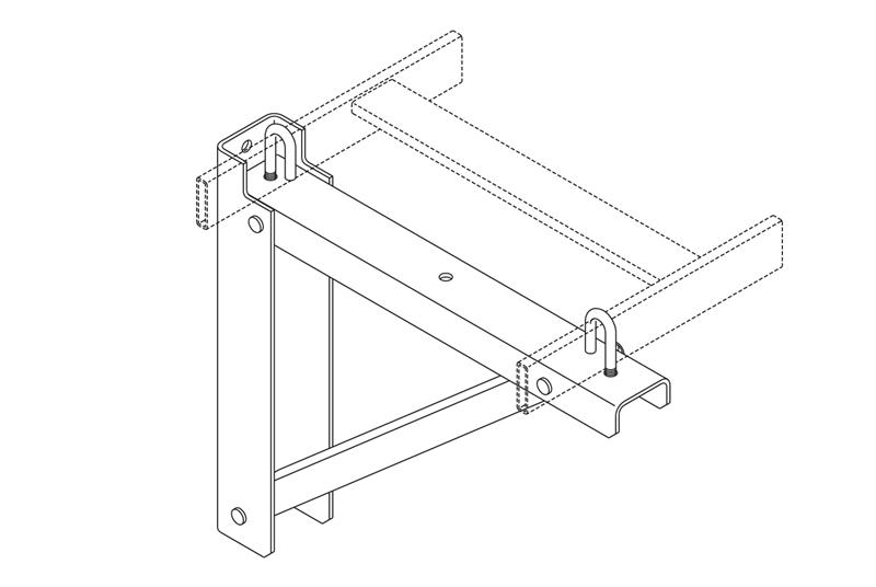 Triangular Support Bracket Steel