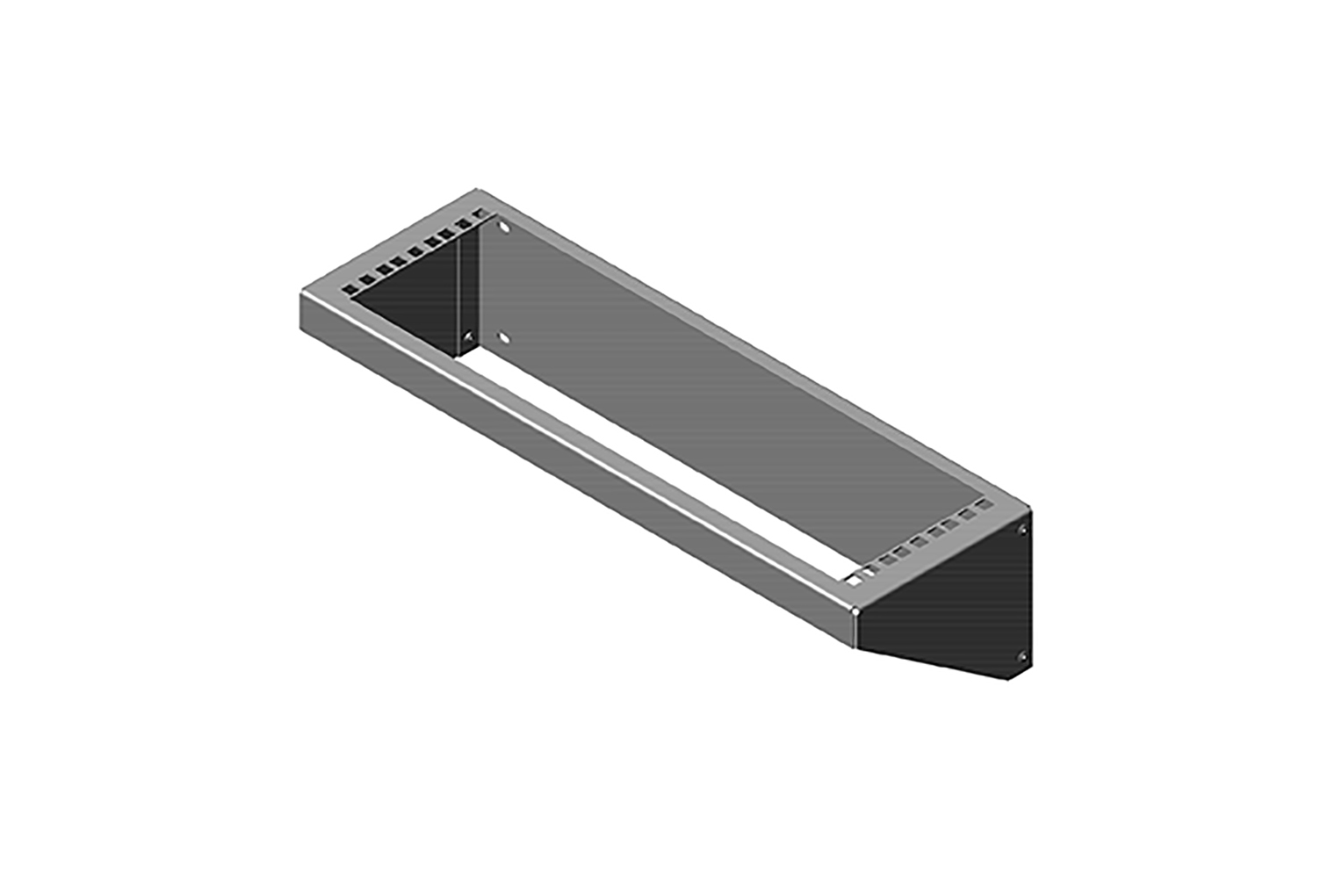 Flush-Mounted Vertical Wall Bracket